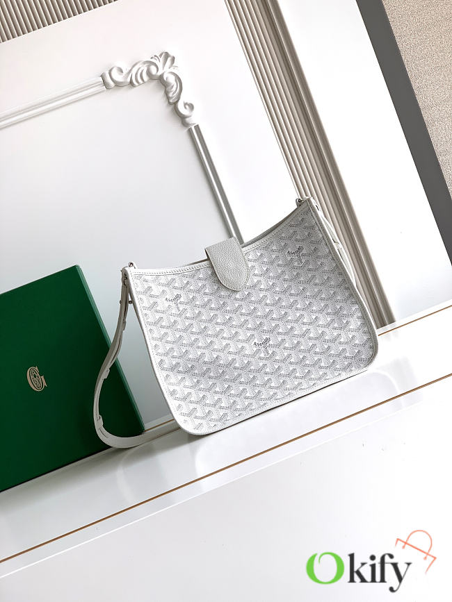 Okify Goyard Musette Bag White 28x22x10cm - 1