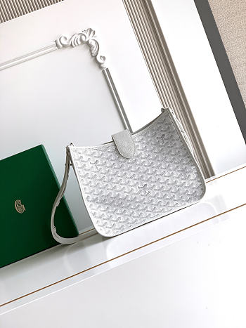 Okify Goyard Musette Bag White 28x22x10cm
