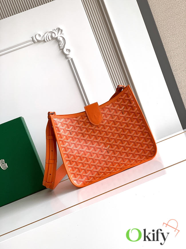 Okify Goyard Musette Bag Orange 28x22x10cm - 1