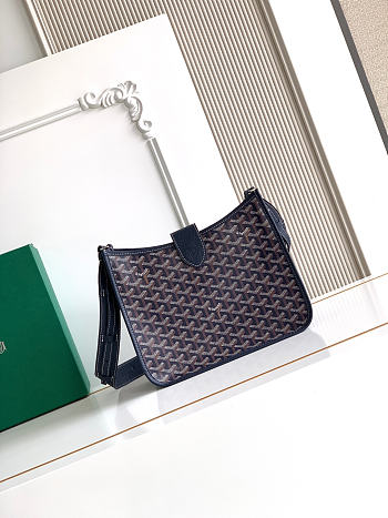 Okify Goyard Musette Bag Dark Blue 28x22x10cm