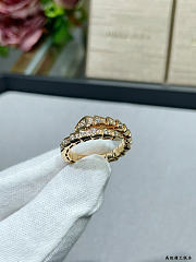 Okify Bvlgari Gold Ring With Diamond 29915 - 5