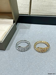 Okify Bvlgari Gold Ring With Diamond 29915 - 4