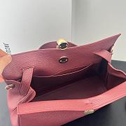 Okify Jacquemus Valerie Bag Red Burgundy 32x20x11cm - 6