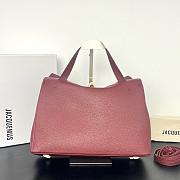 Okify Jacquemus Valerie Bag Red Burgundy 32x20x11cm - 4