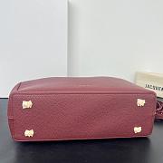 Okify Jacquemus Valerie Bag Red Burgundy 32x20x11cm - 2