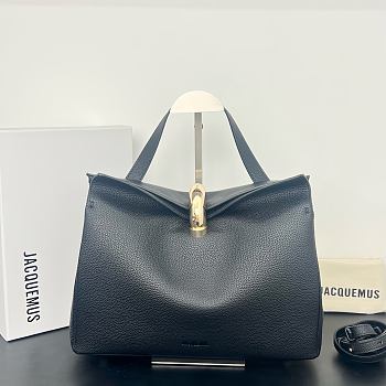 Okify Jacquemus Valerie Bag Black 32x20x11cm