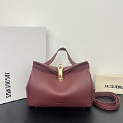 Okify Jacquemus Valerie Bag Red Burgundy 24x14x7.5cm - 1