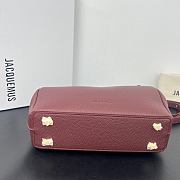 Okify Jacquemus Valerie Bag Red Burgundy 24x14x7.5cm - 4
