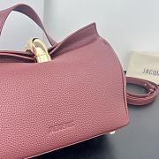 Okify Jacquemus Valerie Bag Red Burgundy 24x14x7.5cm - 2