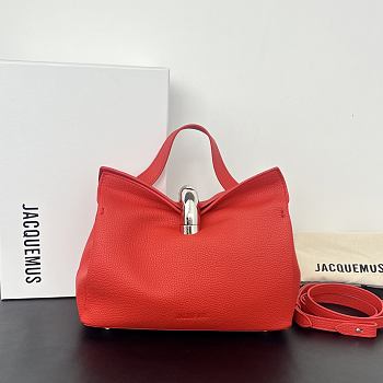 Okify Jacquemus Valerie Bag Red 24x14x7.5cm