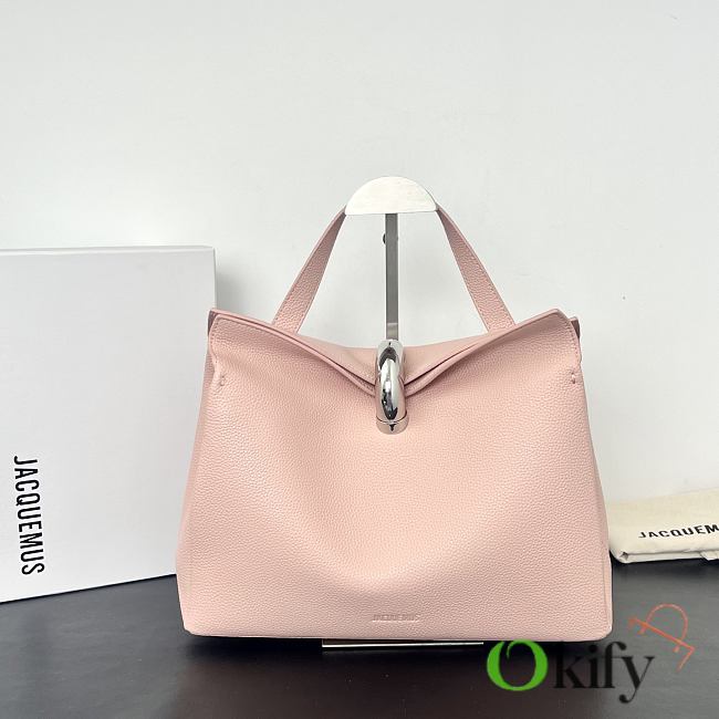 Okify Jacquemus Valerie Bag Light Pink 32x20x11cm - 1
