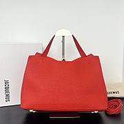 Okify Jacquemus Valerie Bag Red 32x20x11cm - 6