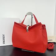 Okify Jacquemus Valerie Bag Red 32x20x11cm - 4