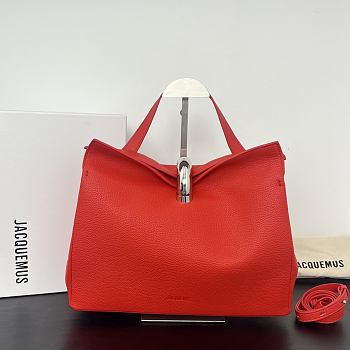 Okify Jacquemus Valerie Bag Red 32x20x11cm