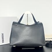 Okify Jacquemus Valerie Bag Black Plain 32x20x11cm - 2