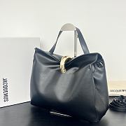 Okify Jacquemus Valerie Bag Black Plain 32x20x11cm - 6