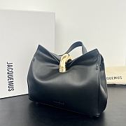 Okify Jacquemus Valerie Bag Black Plain 24x14x7.5cm - 6