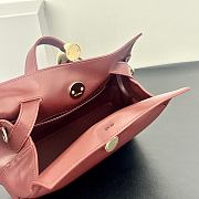 Okify Jacquemus Valerie Bag Red Burgundy Plain 24x14x7.5cm - 2