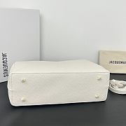 Okify Jacquemus Valerie Bag White Plain 32x20x11cm - 4