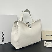 Okify Jacquemus Valerie Bag White Plain 32x20x11cm - 5