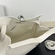 Okify Jacquemus Valerie Bag White Plain 32x20x11cm - 6