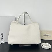 Okify Jacquemus Valerie Bag White Plain 32x20x11cm - 2