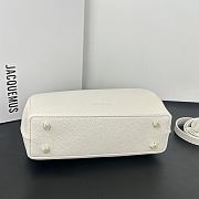 Okify Jacquemus Valerie Bag White Plain 24x14x7.5cm - 6