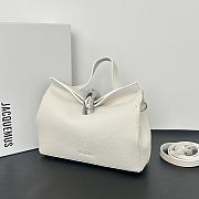 Okify Jacquemus Valerie Bag White Plain 24x14x7.5cm - 3