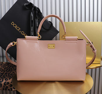 Okify Dolce & Gabbana Vittoria Bag Light Pink Calfskin 31x19x10cm