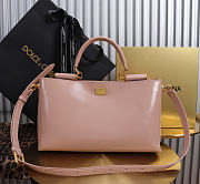 Okify Dolce & Gabbana Vittoria Bag Light Pink Calfskin 31x19x10cm - 5