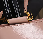 Okify Dolce & Gabbana Vittoria Bag Light Pink Calfskin 31x19x10cm - 4