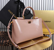 Okify Dolce & Gabbana Vittoria Bag Light Pink Calfskin 31x19x10cm - 2