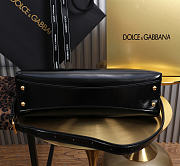 Okify Dolce & Gabbana Vittoria Bag Black Calfskin 31x19x10cm - 6