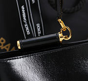Okify Dolce & Gabbana Vittoria Bag Black Calfskin 31x19x10cm - 4