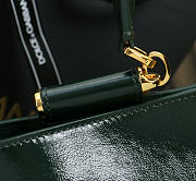 Okify Dolce & Gabbana Vittoria Bag Dark Green Calfskin 31x19x10cm - 5