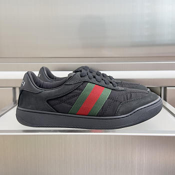 Okify Gucci Screener Black Sneakers Unisex 2.5cm