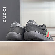 Okify Gucci Screener Black Sneakers Unisex 2.5cm - 2