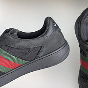 Okify Gucci Screener Black Sneakers Unisex 2.5cm - 3