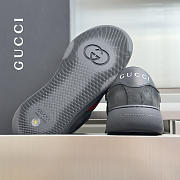 Okify Gucci Screener Black Sneakers Unisex 2.5cm - 4