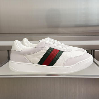 Okify Gucci Screener White Sneakers Unisex 2.5cm