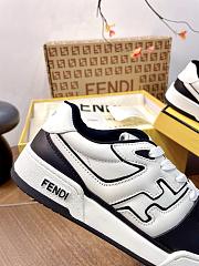 Okify Fendi Black And White Sneakers Unisex 29970 - 6