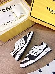 Okify Fendi Black And White Sneakers Unisex 29970 - 5