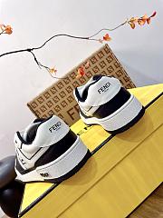 Okify Fendi Black And White Sneakers Unisex 29970 - 2