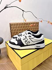 Okify Fendi Black And White Sneakers Unisex 29970 - 1