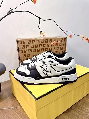 Okify Fendi Black And White Sneakers Unisex 29970