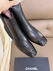 Okify CC Women Black High-Heeled Chelsea Boots 6cm - 3