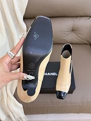 Okify CC Women Beige High-Heeled Chelsea Boots 6cm - 2