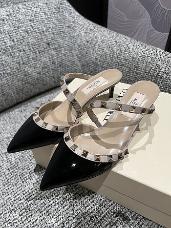 Okify Valentino Black High Heels 5cm
