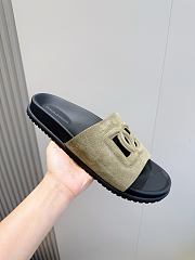 Okify Dolce & Gabbana Kaki Men Slides  - 6