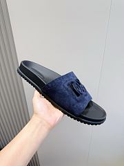 Okify Dolce & Gabbana Dark Blue Men Slides  - 4